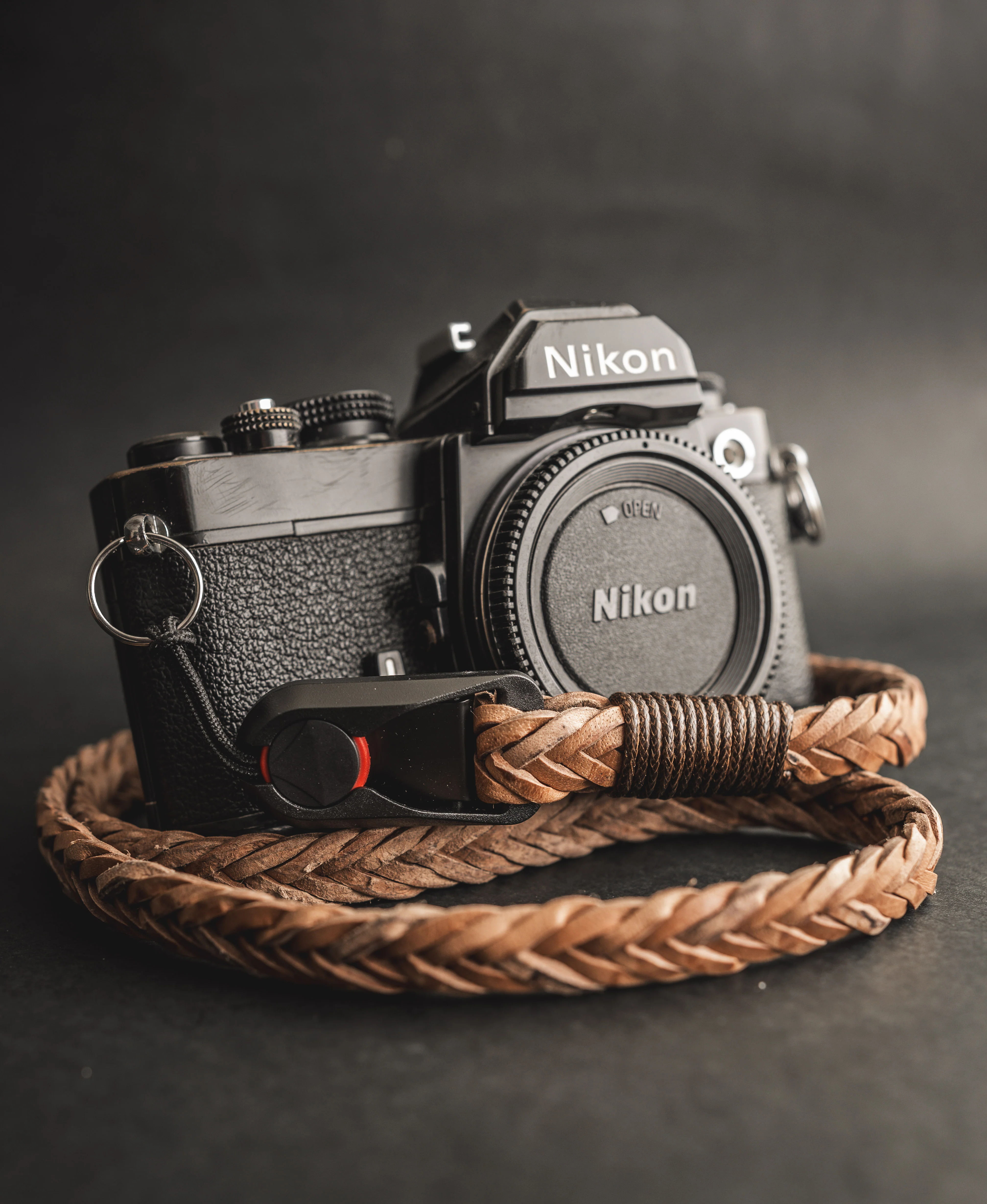 Real and PU Leather Camera Straps